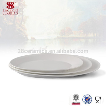 Talheres chineses por atacado, conjunto de placa de jantar, prato oval de restaurante